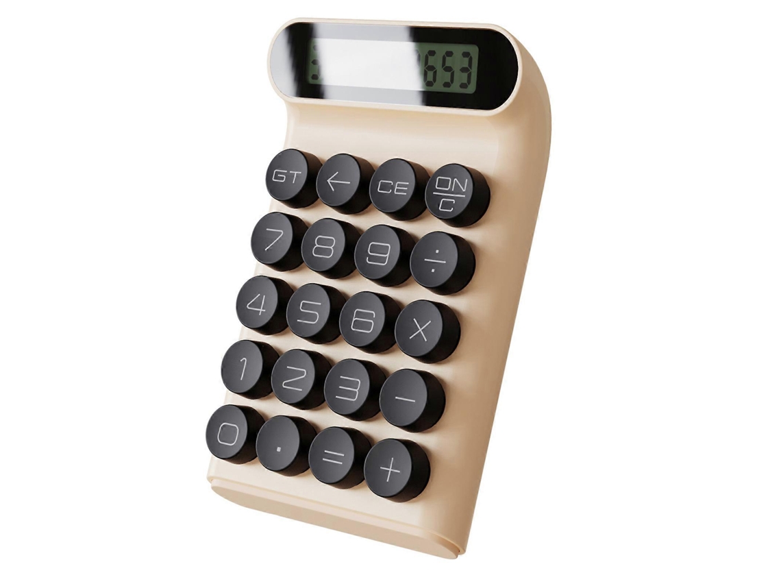 Calculadora De Mesa Fácil De Usar, Ideal Para Escritório, Estudo E Viagens, Calculadora De Bolso, Design Moderno, Teclas Confortáveis, Rosa Everley891