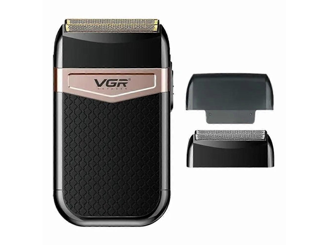 Barbeador Elétrico Vgr Com Carregamento Usb E Lâminas Flexíveis