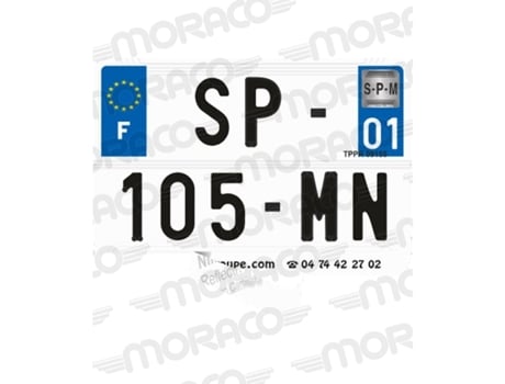 Departamento de Tira de Matrícula de Moto 44 SPM Nr2 Siv