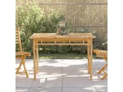 Vidaxl Mesa De Jantar Para Jardim 110x55x75 Cm Bambu