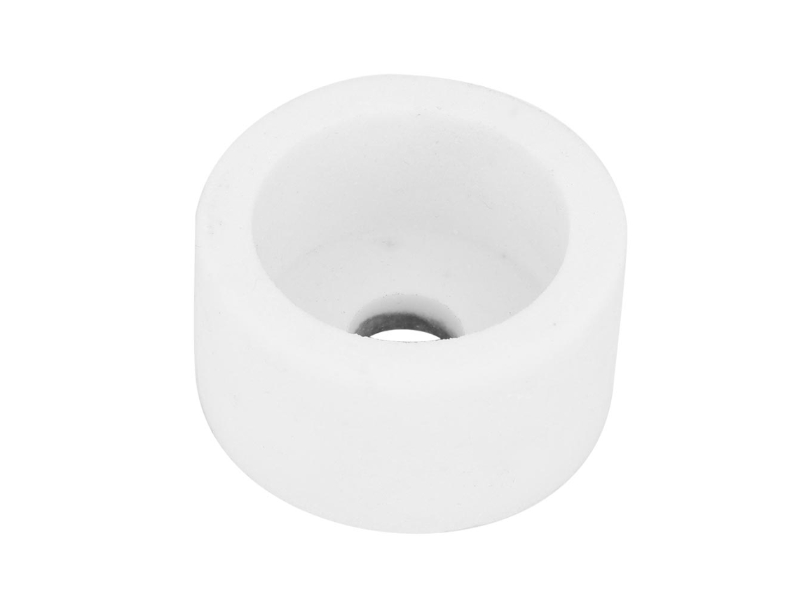 Rueda De Esmeril De Corindón Cerámica Taza 75*40*20mm Grano 46 Blanca Para Pulido Y Esmerilado