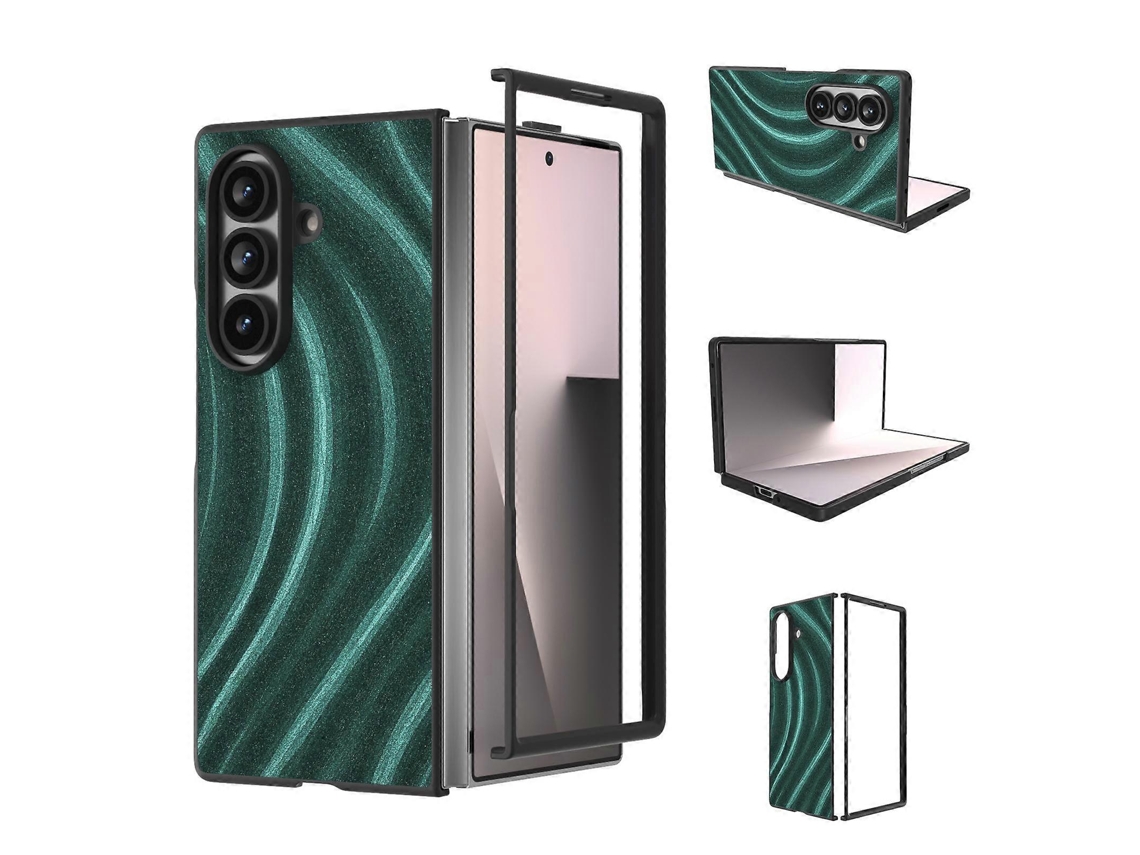 Capa Protetora Com Estampa Galáctica Para Samsung Galaxy Z Fold7 5g