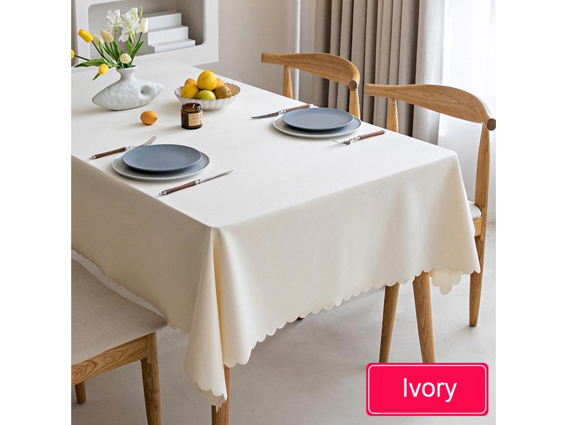 Toalha De Mesa Impermeável, Toalha De Mesa Nórdica De Algodão E Linho, Estilo Japonês, Toalhas De Mesa De Cor Sólida Para Mesa De Jantar, Mesa De Cent
