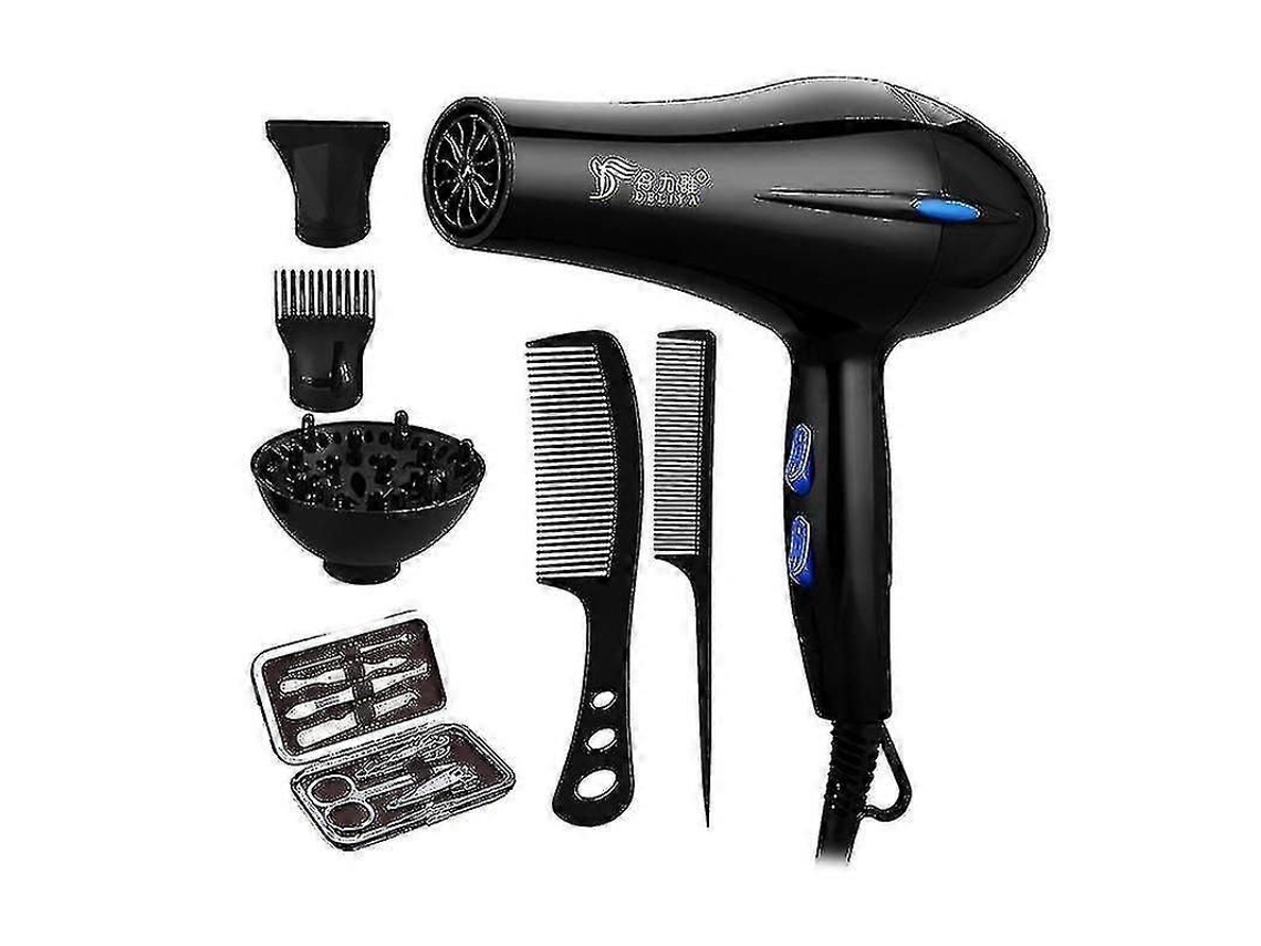 Secador de Cabelo Elétrico 6 em 1 Profissional para Uso Doméstico, Secador de Cabelo de Alta Potência. TAISHENGDA