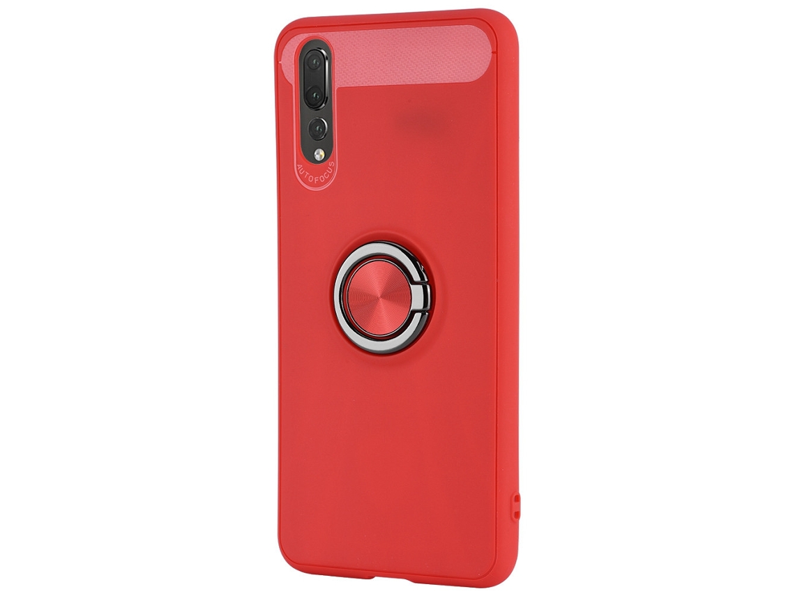 Capa LAXISCREED Huawei P20 Pro Anel Magnético Vermelho