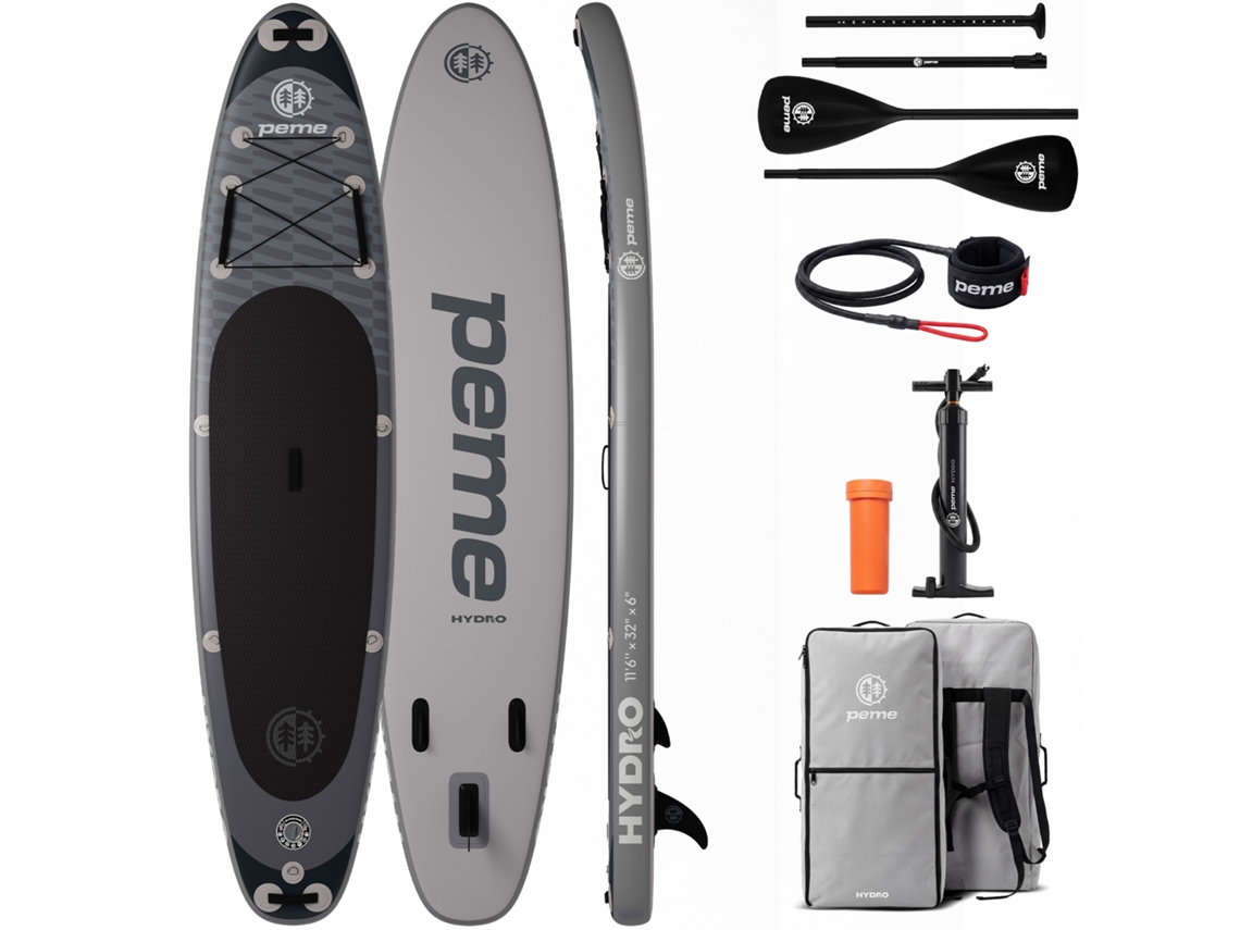 Conjunto De Prancha De Stand Up Paddle Peme Hydro Sup 350x81 Dark Sky