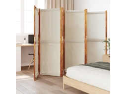 Vidaxl Divisória/biombo Com 6 Painéis 420x180 Cm Cinzento Claro