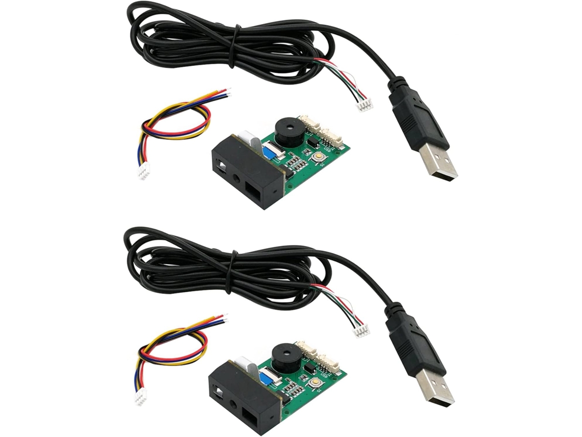 2x Gm67 1d/2d Leitor De Código De Barras Usb Uart Leitor De Código Qr