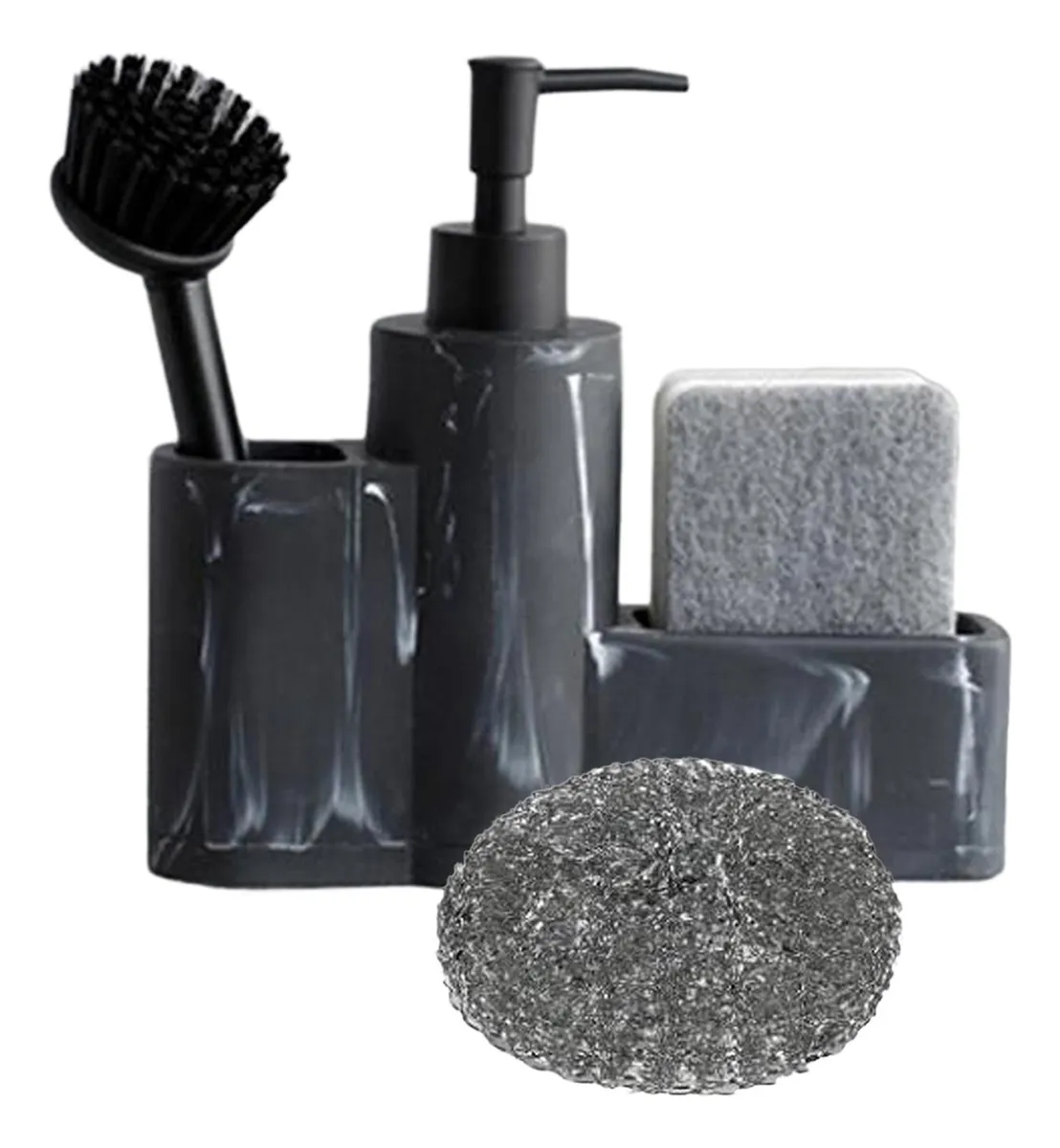 Dispensador De Detergente De Cozinha Com Suporte Elegantevayotoy