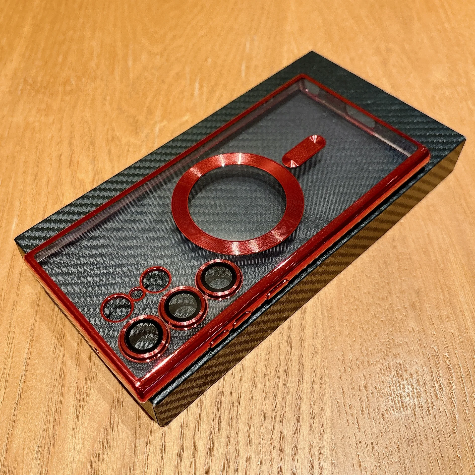 (red Note 20 Ultra) Capa Protetora Magnética, Com Acabamento Em Galvanoplastia.