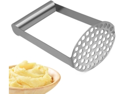 Amassador De Batatas Robusto Em Aço, 11 X 8,5 18 Cm, Com Design