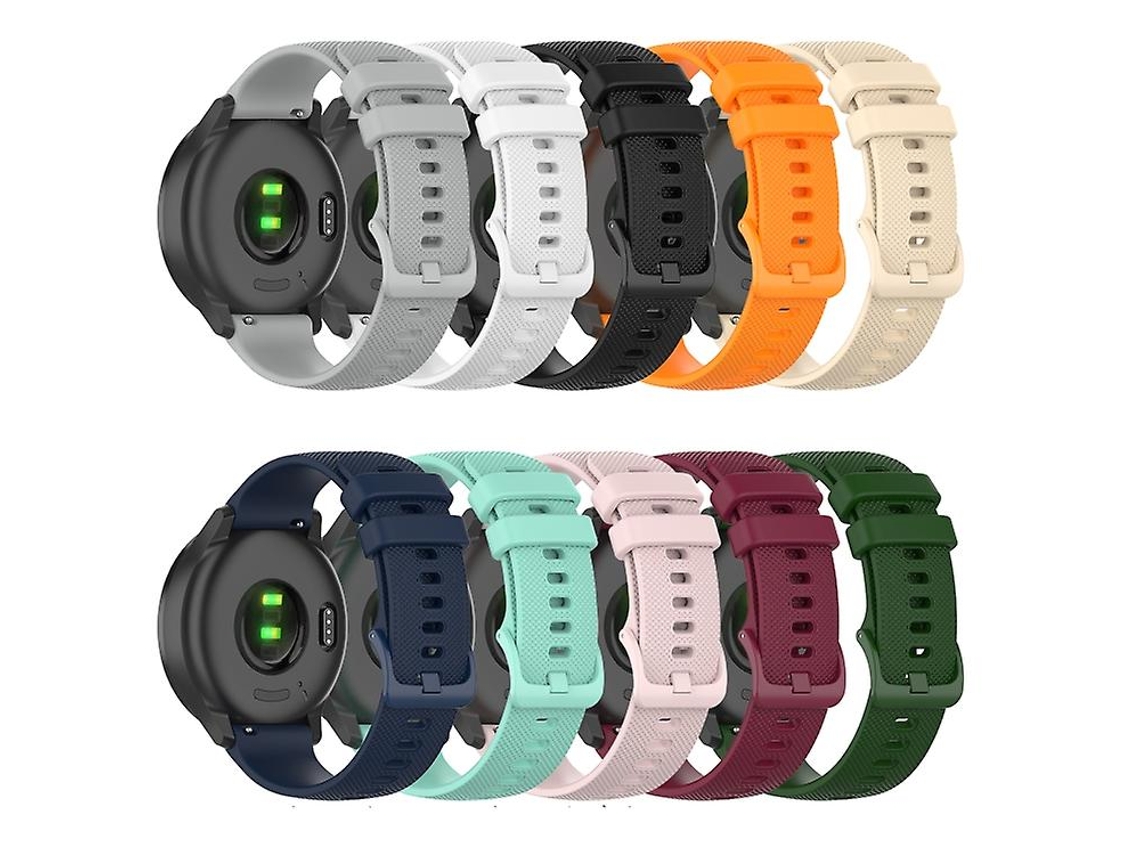 Bracelete para Garmin Venu 2 Plus Faixa de Relógio de Silicone Pequena Treliça Azul VENISYMLIS