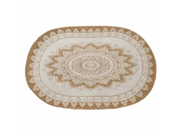 Conjunto 1 Tapete De Juta Vidaxl Bege Juta (122 X 183 Cm)