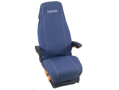 Caminhão com logotipo azul com capa de algodão acolchoado