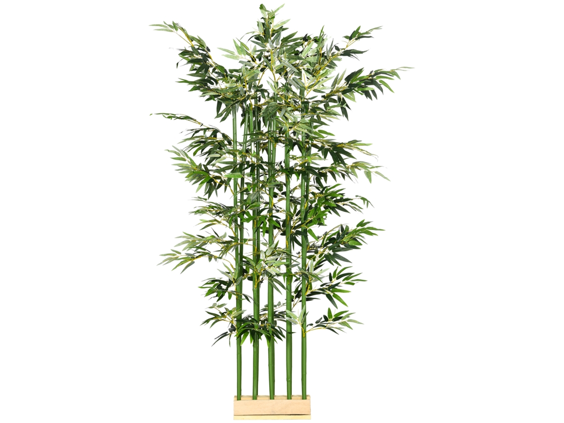 Bambus Artificial, Planta Decorativa, 180cm, Verde, Fácil Cuidado
