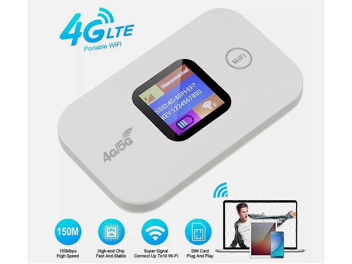 Roteador Wifi Móvel Roteador Portátil 4g/5g Lte Hotspot Wifi Móvel 150 Mbps Brilvibera