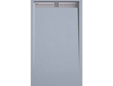 Base de chuveiro retangular em resina Classic Textura lisa de carga mineral válvula incluída EL BAÑO MODERNO