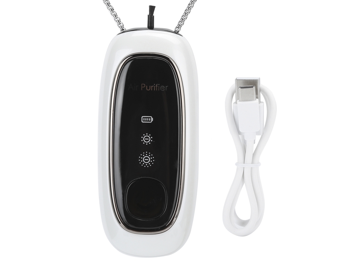 Laxiscreed Purificador De Ar Vestível Usb Com Ionizador Negativo, Portátil E Ideal Para Uso Pessoal