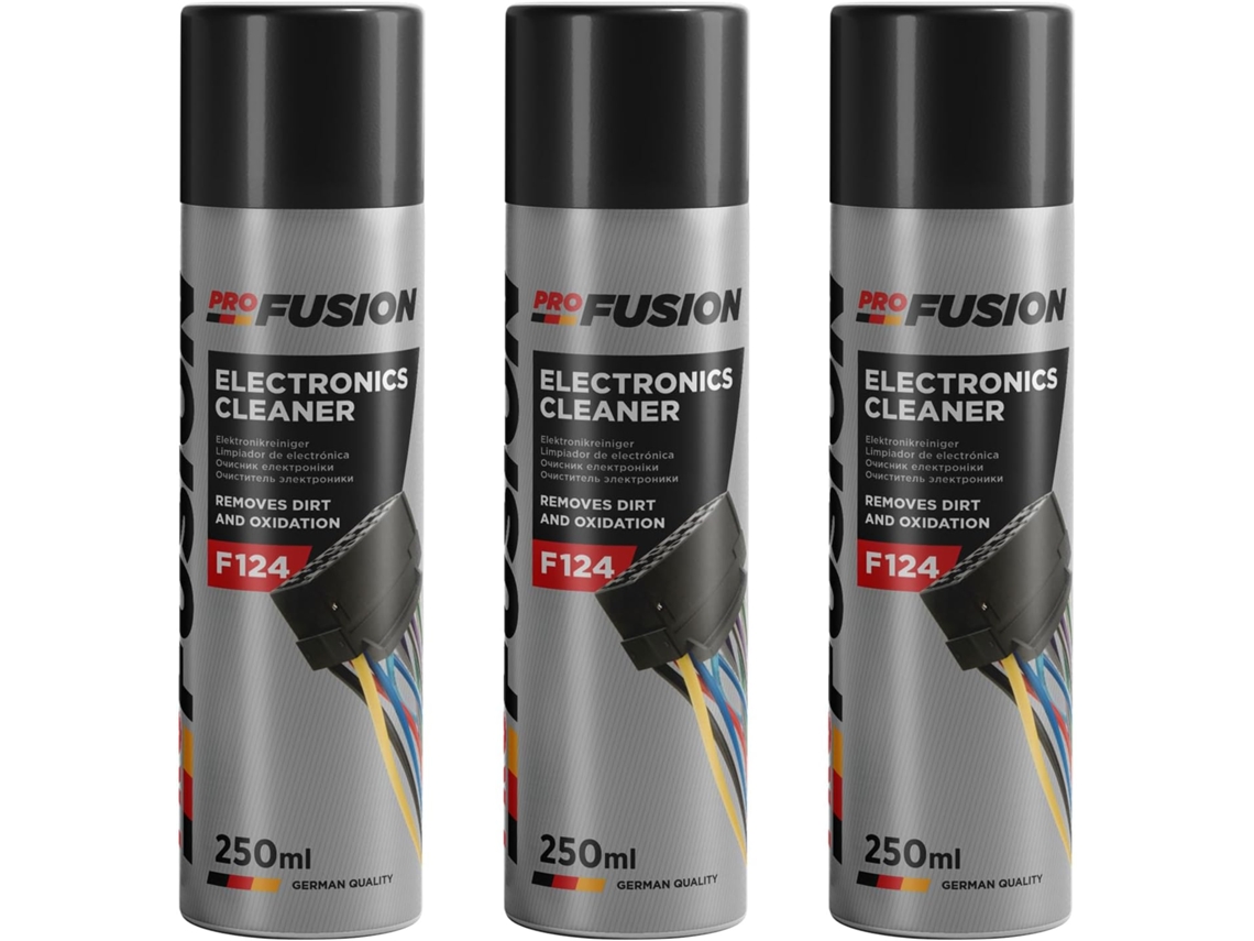 Profusion Pack De 3 Limpador Para Componentes Eletrónicos 250 Ml - Evaporação Rápida E Proteção