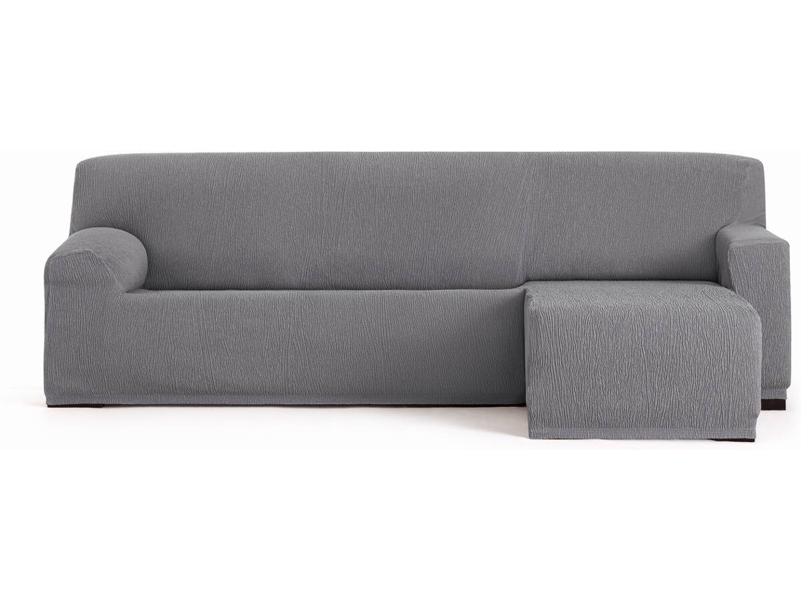 Capa de Chaise Longue Direita para Braço Curto EYSA Premium Troya (310 x 170 x 110 cm - Poliéster - Cinza)