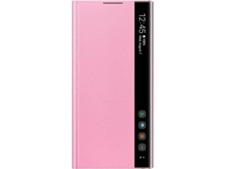Capa SAMSUNG Galaxy Note 10 Clear View Rosa