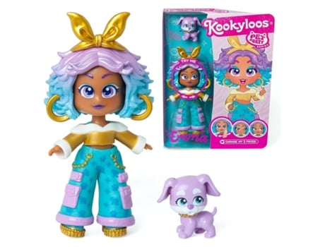 Muñeca Kookyloos Emma Serie Pet Party Perrito Mascota Incluido Pkl6d112in0 Magic Boxmagicboxp24