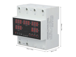 Laxiscreed Interruptor De Conversão Automática Com Display Led E Proteção De Tensão Ajustável