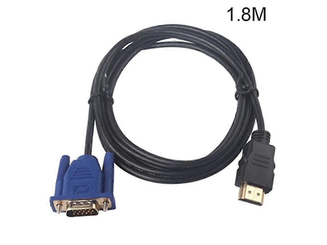 Adaptador HDMI Lurelia Cabo para VGA, 1080p, 15 pinos, macho, 10 m