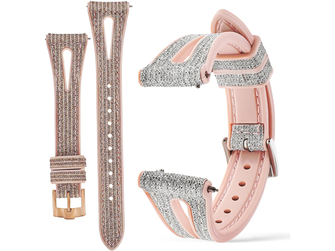 Conjunto De 2 Pulseiras Finas Ajustáveis Para Relógios Inteligentes,