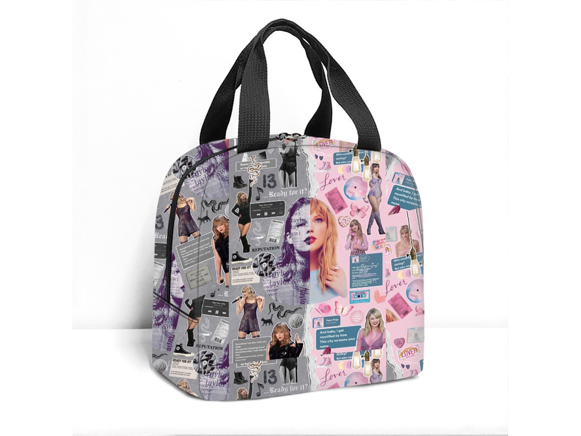 Bolsa térmica para almoço de grande capacidade Aquaforge, resistente a mofo e calor, perfeita para a lancheira portátil da Taylor Swift.