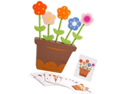 Brinquedos De Encaixe Flores Madeira Coloridas Para Crianças, Que