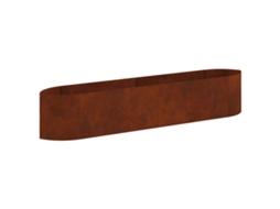 Vidaxl Cama De Jardim Elevada Aço Corten 220 X 40 X 40 Cm Aço