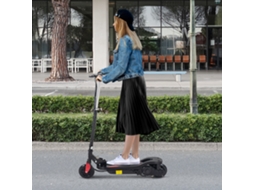 Patinete Elétrico Dobrável para Crianças a Partir Dos 7 Anos, 120w Velocidade Máxima 12km/h, 75x36x82 93 Cm Preto