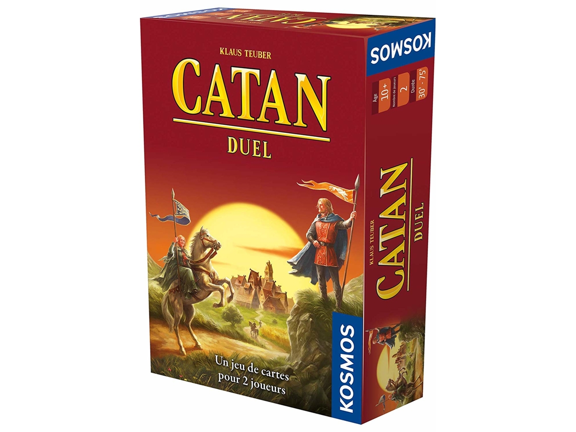 Jogo De Tabuleiro - Asmodee - Catan Duel - A Partir De 10 Anos - 2 Jogadores - 30 A 75 Minutos