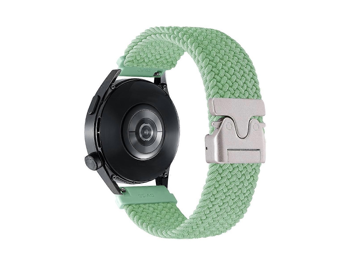 Pulseira De Relógio Trançada Em Nylon Com Botão De Pressão