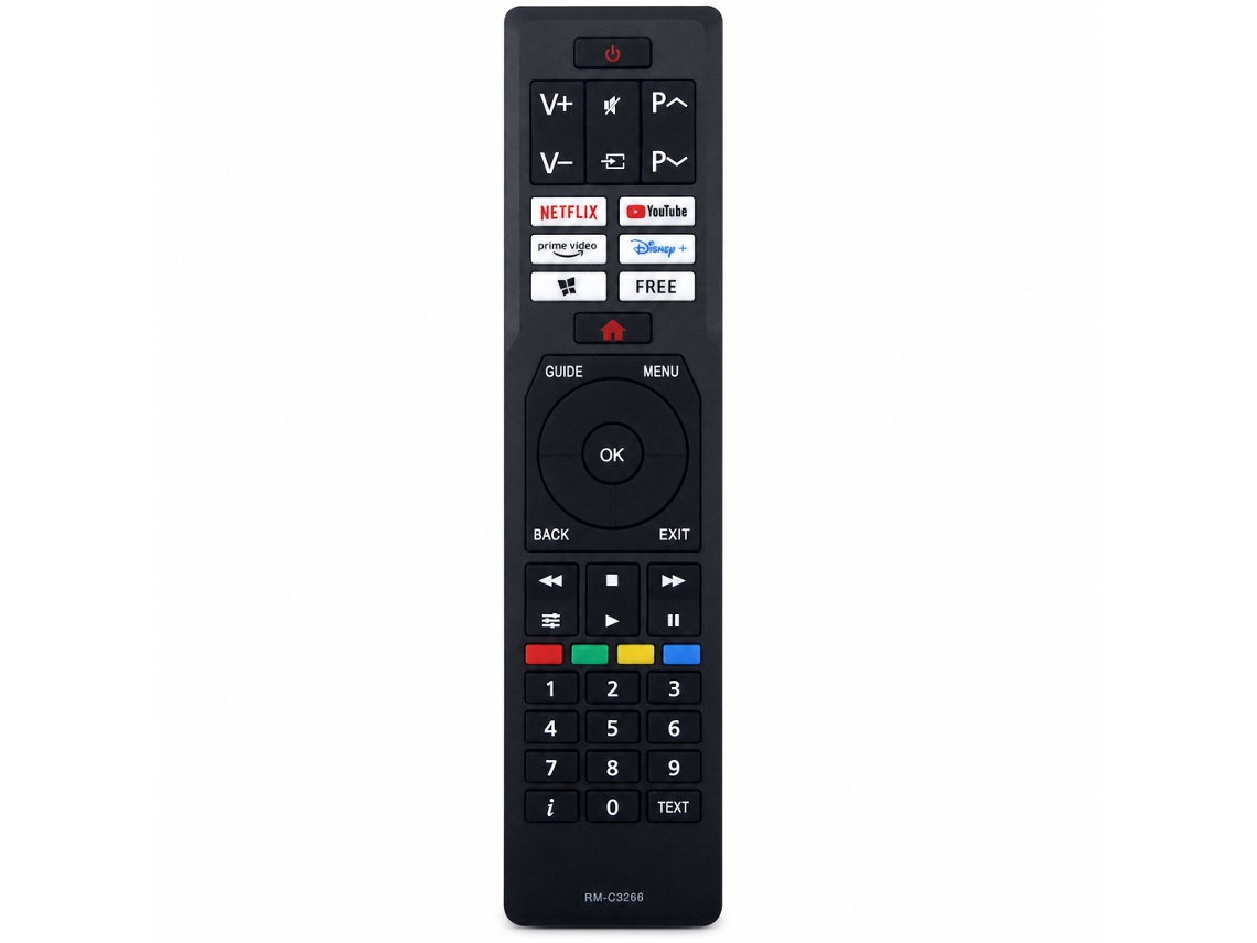 Comando À Distância De Substituição Para Tv Compatível Com Jvc Rm-c3266_dae