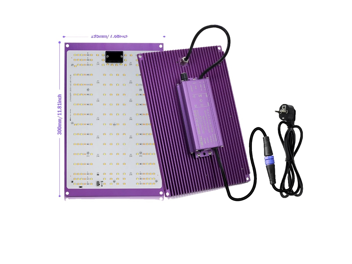 Luz De Crescimento Led De Espectro Completo, Potãªncia De 120w/240w, Diminuiã§ã£o Por Botã£o Ajustã¡vel,120w Oem