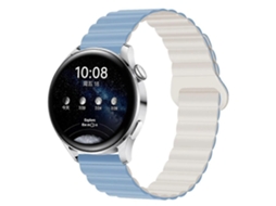 Pulseira De Relógio Magnética De Silicone Bicolor