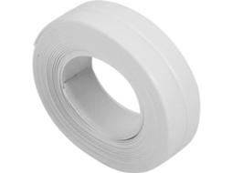 Tira conjunta PVC auto-adesivo fita de vedação borda da parede canto calafetagem tira para banho cozinha banheira (branco 22mm 3.2m) DELAMAN