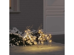 Vidaxl Renard Led Com 40 Leds 2 Pcs Branco Quente Pet
