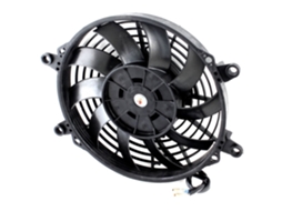 Ventilador De Resfriamento Para Ar Condicionado Automotivo Ruilogod Dc 12v 9com 10 Pás, Preto