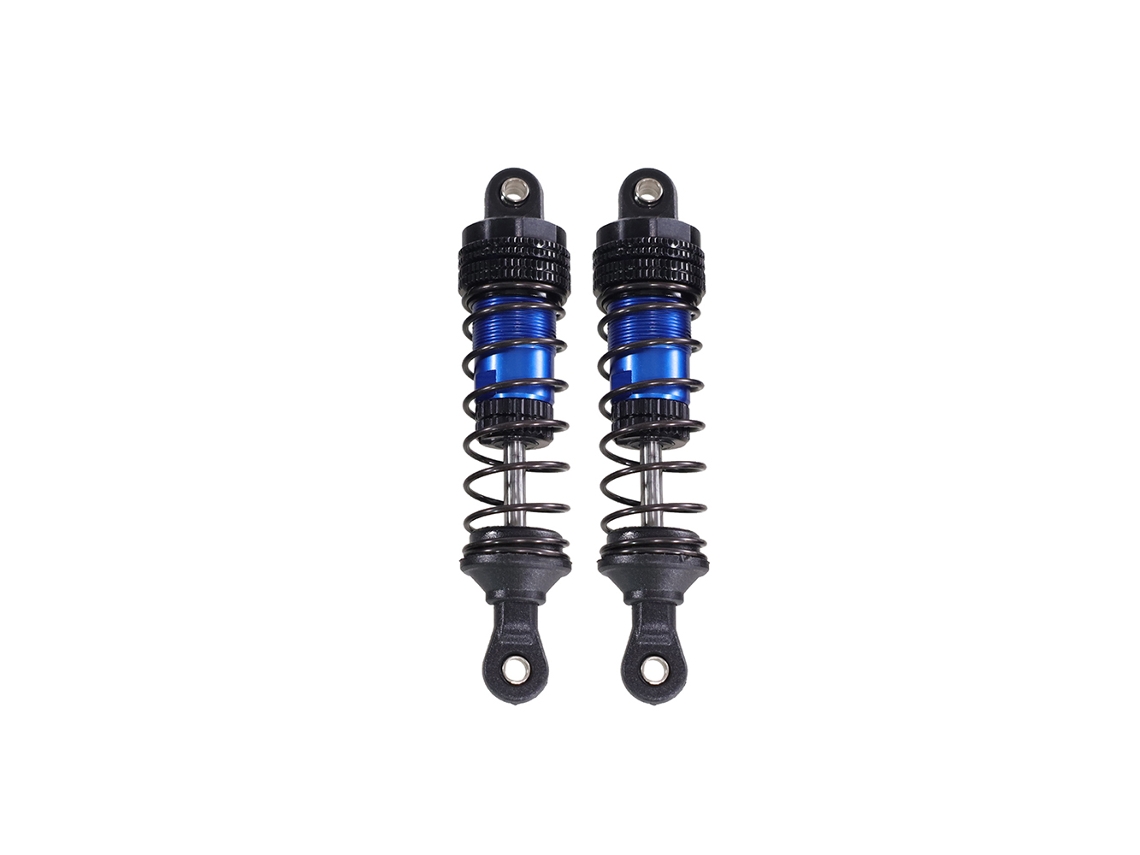 Deep Blue 77mm 2pcs Amortecedor Óleo Metálico Atualizado Wltoys 144001 02 144010 124007 008 124016 019 Mjx 14301 02 16207 10 Rc MDUG