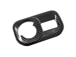 Capa Botão Alavanca Luzes Ram 1500 2023 2024 Acessório Interior Abs Carbon Fib