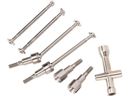 Conjunto de Eixos de Tração Dianteiro e Traseiro em Metal Compatíveis com Scy para Carros Rc de Grande Porte. SFUSHOS