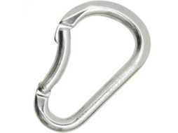 Mosquetão De Escalada KONG Paddle Bent Gate (Prateado - 116mm)