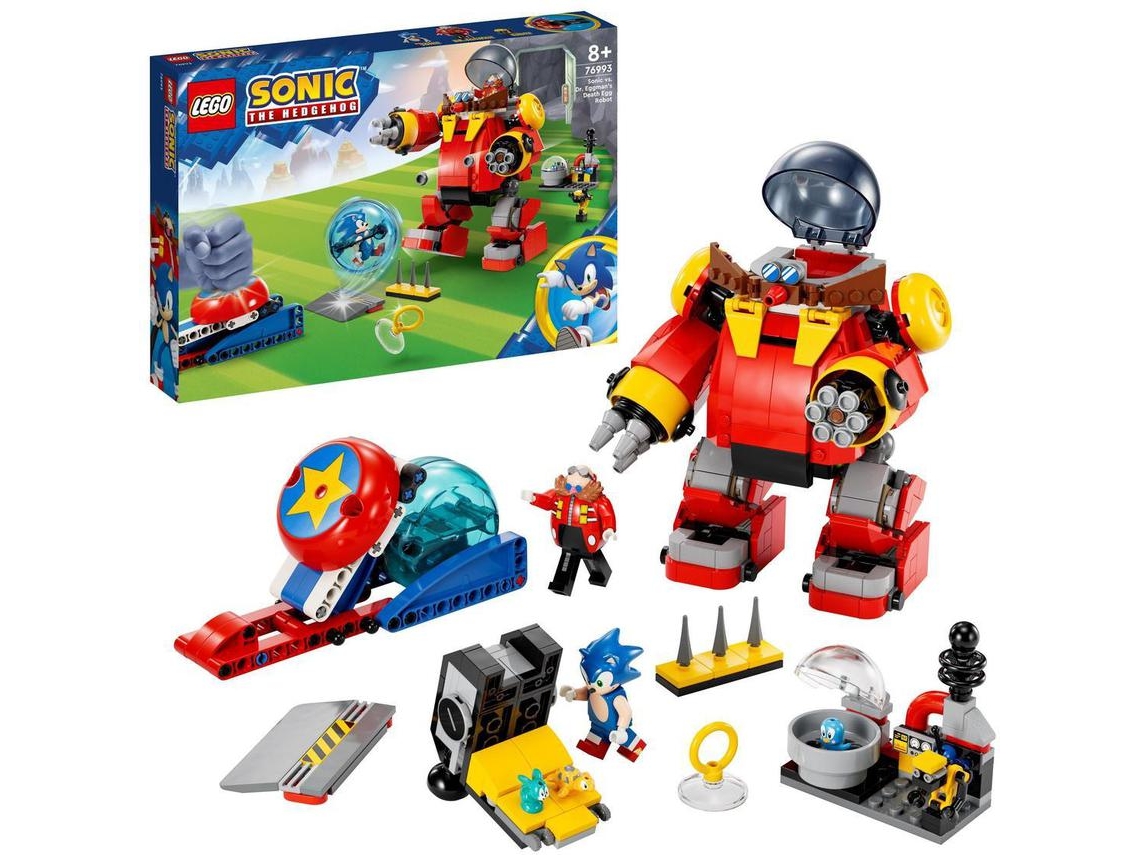 LEGO Sonic the Hedgehog: Sonic Contra o Robô Gigante de Dr. Eggman (615 peças)