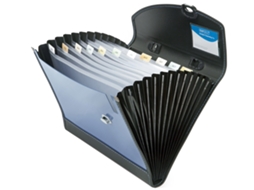 Bolsa de Ventilador de Design RAPESCO Din A4 13 Compartimentos Azul