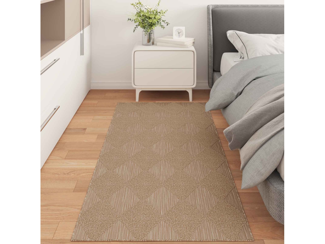 Vidaxl Tapete Para Uso Interno E Externo Agira Natural 150 X 80 Cm