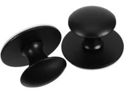 Villcase 2 Peças Puxadores Autoadesivos Para Armários, Pretos, Em Aço Inoxidável, Resistentes Ao Desgaste E Pesados