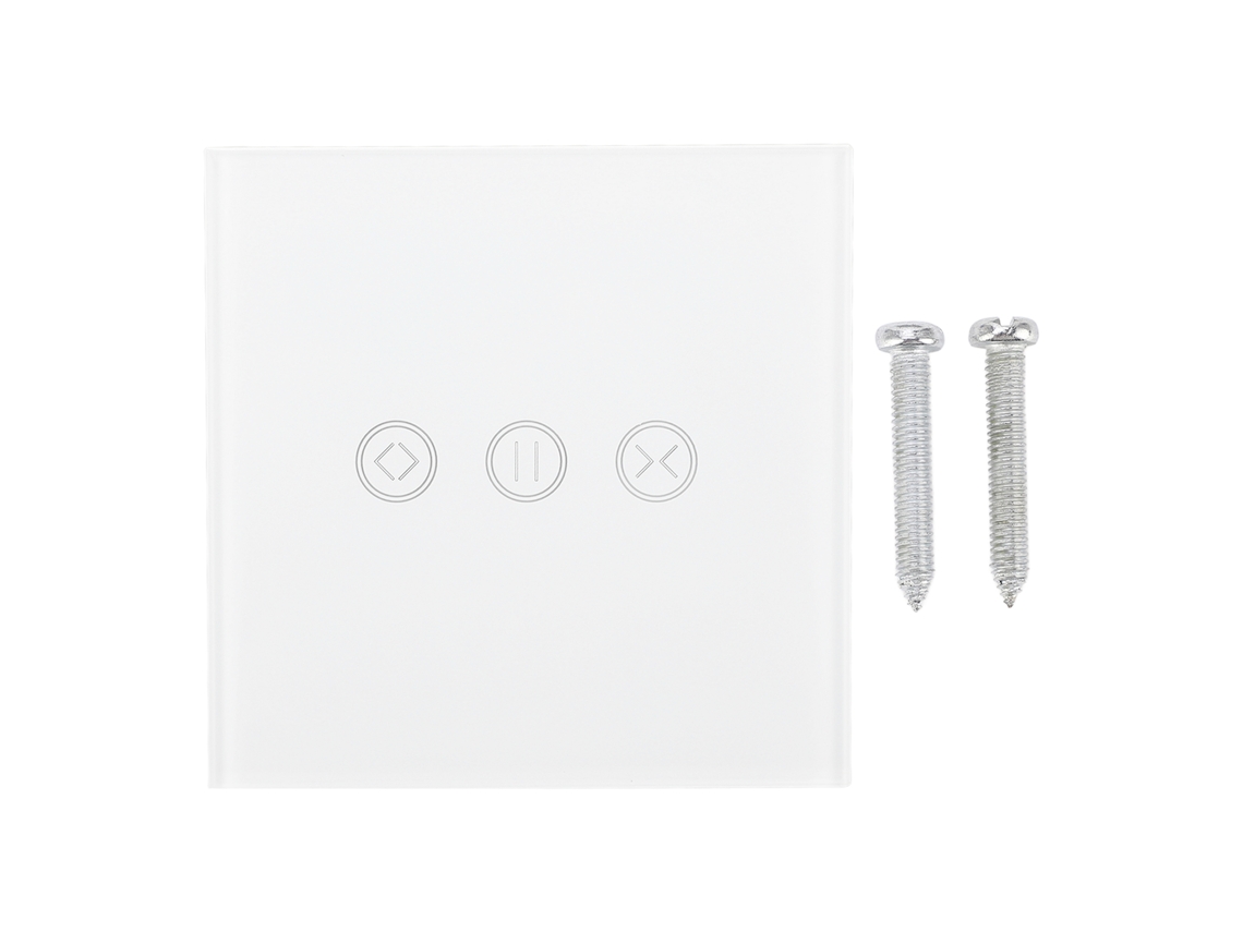 Interruptor Inteligente De Cortina Wifi Controle Remoto Sem Fio Touch Parede Ac100-240v Quarto